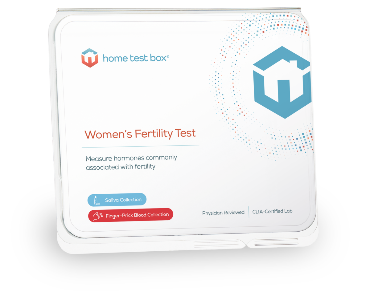 home test box at-home women's fertility test